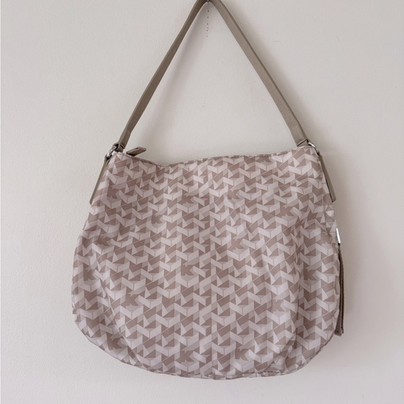 Kipling Sadie Beige Printed Hobo Expandable Handbag - Picture 4 of 12